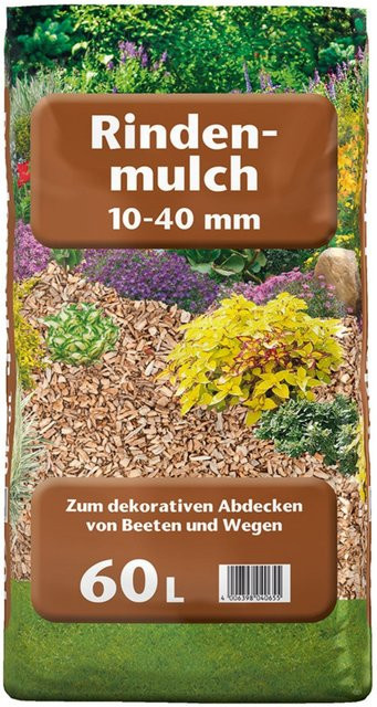 Floragard Rindenmulch Medium, Braun, 60 l - Bild 1