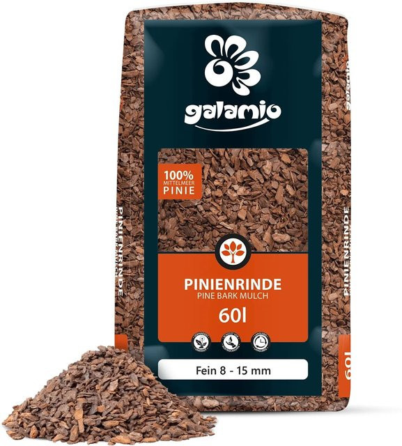 Galamio Rindenmulch Pinie Fein 60 l - Bild 1