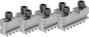 Röhm Grundbacken-Set 4-teilig, gehärtet, Silber, 250 mm - Bild 1