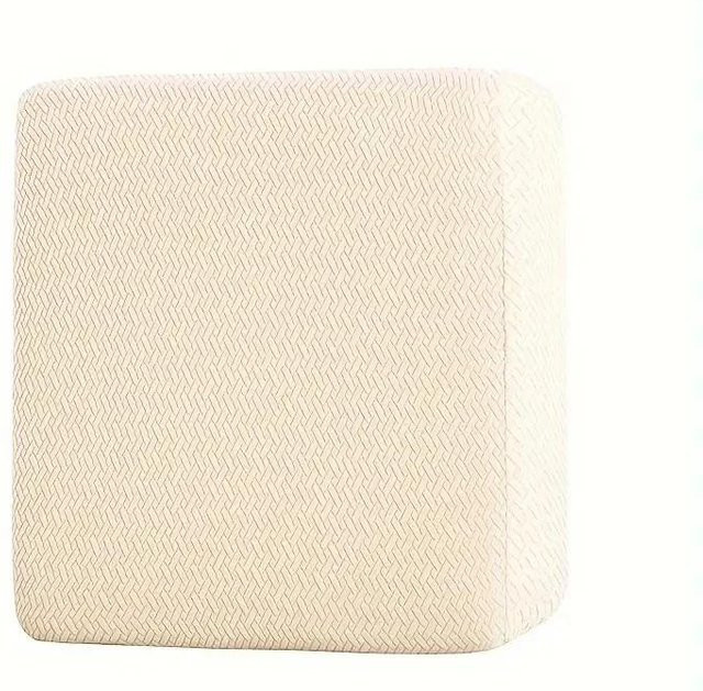 Elastischer Jacquard Sofabezug in Beige, schmutzabweisender und rutschfester Couch Sitzbezug für Zuhause und Outdoor - Bild 1