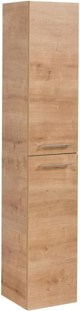 Fackelmann Bad-Hochschrank B.Perfekt in Asteiche mit Soft-Close-Türen, Breite: 30 cm, Höhe: 160 cm - Bild 1