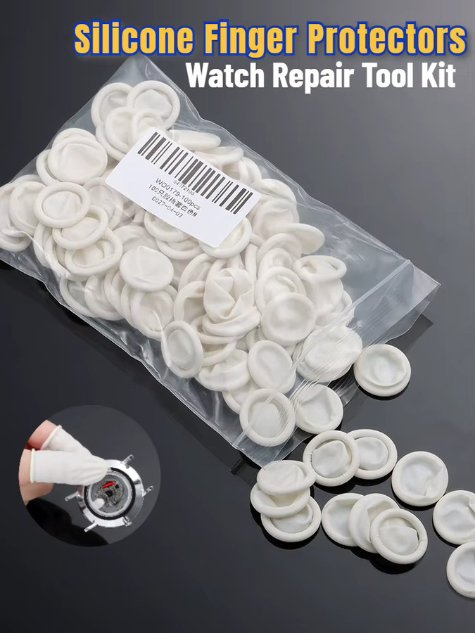 Uhrenreparatur-Werkzeugset Plastik-Silikon, Weiß, Unisex - Bild 7
