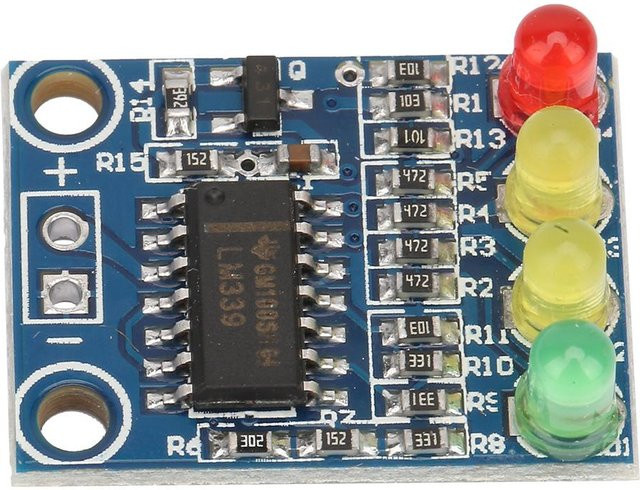 12V Batterie Anzeige Modul mit 4 Ziffern und LED Licht Anzeige in Blau - Bild 1
