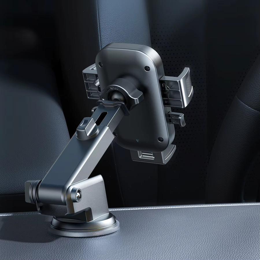 Joyroom Universal-Autohalterung für dein Smartphone mit Saugnapfbasis für Armaturenbrett, Schwarz - Bild 4