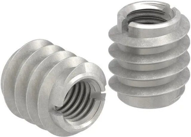FeNau Rampa-Muffe V2A M10x18 Typ B aus Edelstahl in Silber mit Vorbohrung 14,0-14,5 mm - Bild 1