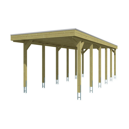 SKANHOLZ Carport Friesland aus Fichte mit EPDM-Dach in Grün, B: 860 cm, T: 320 cm, H: 239 cm - Bild 2