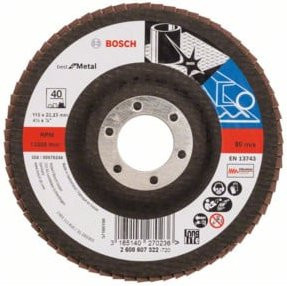 Bosch Fächerschleifscheibe X571 Best for Metal mit Durchmesser 115 mm - Bild 2