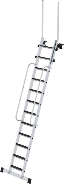 PROREGAL Geschossleiter mit 12 Stufen in Silber - Bild 1