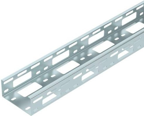 OBO Bettermann Kabelrinne 6075231 B/H/L: 100,00 mm x 50,00 mm x 3 m - Bild 1