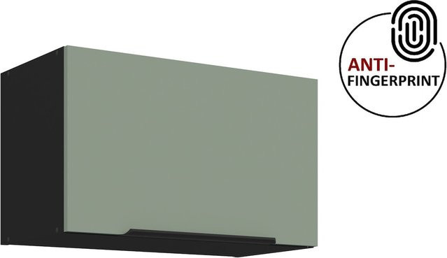 Küchen Hängeschrank ARIA Aquamarin matt mit Anti-Fingerprint-Beschichtung, Breite: 60 cm, Höhe: 36 cm - Bild 1