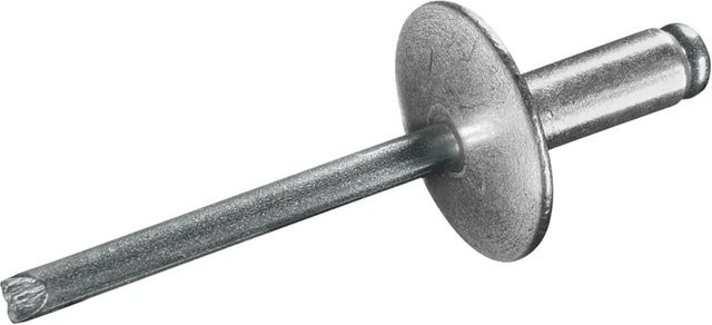 Goebel Großkopf Blindniete aus Aluminium und Stahl in Silber, Durchmesser: 4,8 mm, Länge: 20,0 mm - Bild 1