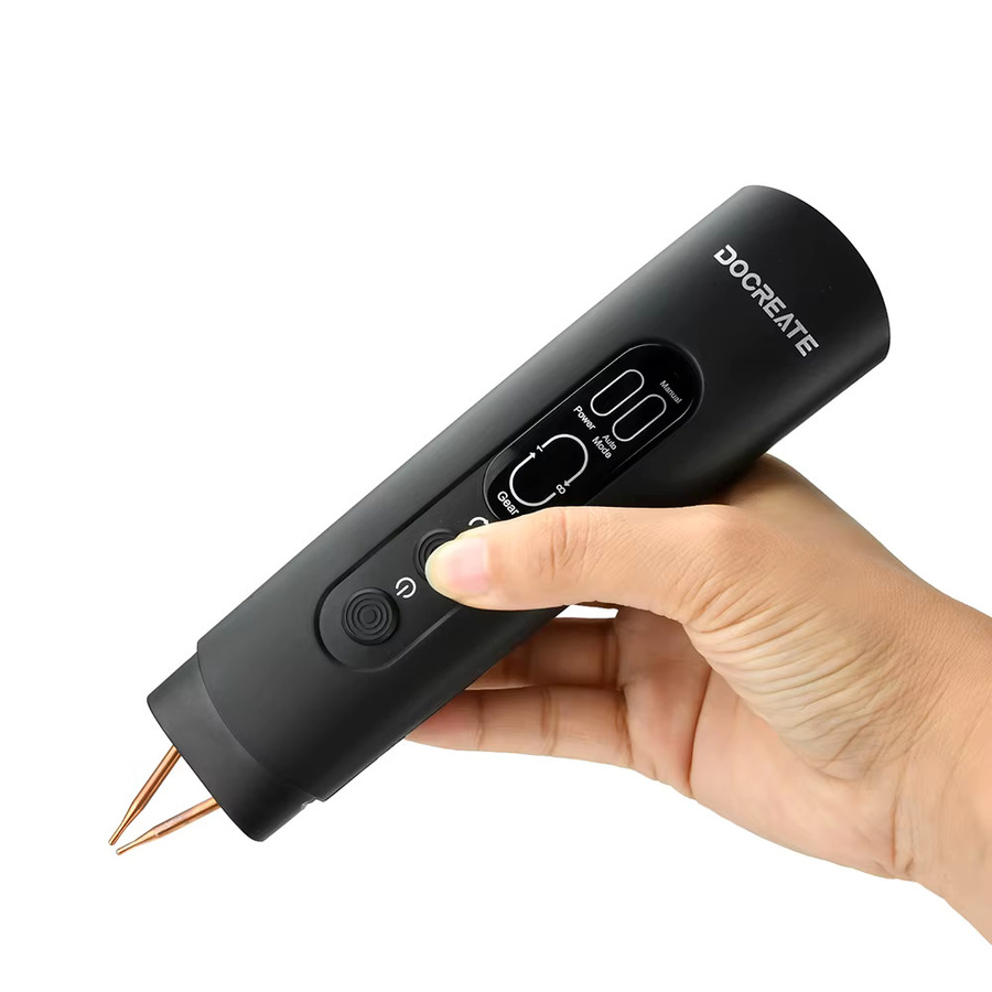 Aideepen Tragbares DIY Handbatterie-Punktschweißgerät für 18650 Lithiumbatterien und Nickelstreifen in Schwarz - Bild 5