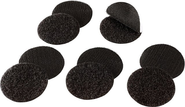 Genialo Klett-Pads Extra-Stark in Schwarz, 5 Sets - Bild 1