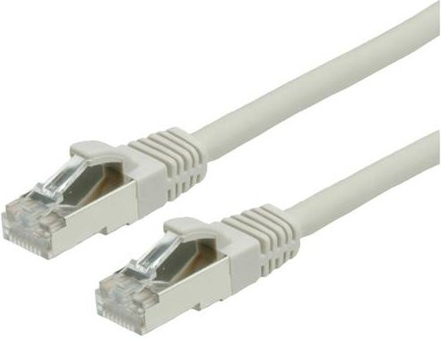 VALUE RJ45 Patchkabel CAT 6 S/FTP Ethernet LAN Kabel Grau, Länge: 2,00 m - Bild 1