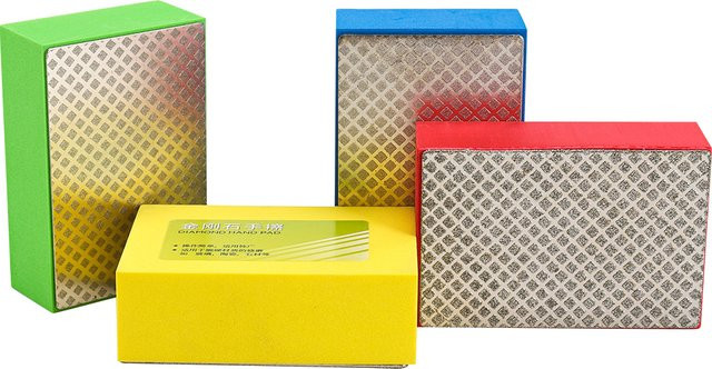 SI FANG Diamant-Handpolierpads zum Schleifen von Fliesen, Glas, Granit und Marmor für deine DIY-Projekte - Bild 1