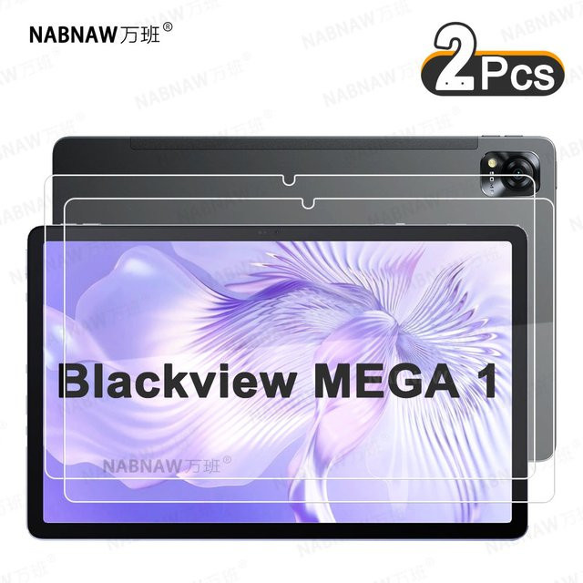 2 Stück Blackview Mega 1 Displayschutzfolie aus gehärtetem Glas, transparent, kratzfest mit Ölbeschichtung für 11,5-Zoll-Tablets - Bild 1