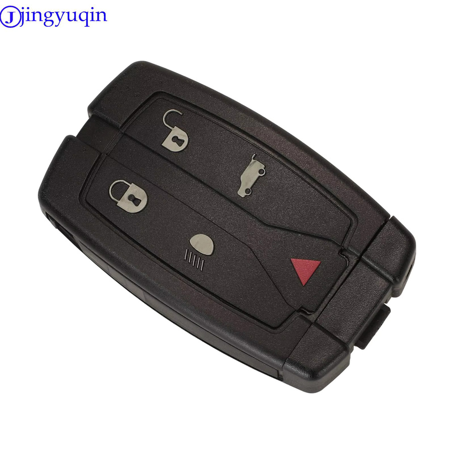 Jingyuqin Fernbedienung mit 5 Tasten für Land Rover Freelander 2 und Discovery, Smart Schlüssel in Schwarz, 315/433 MHz - Bild 3