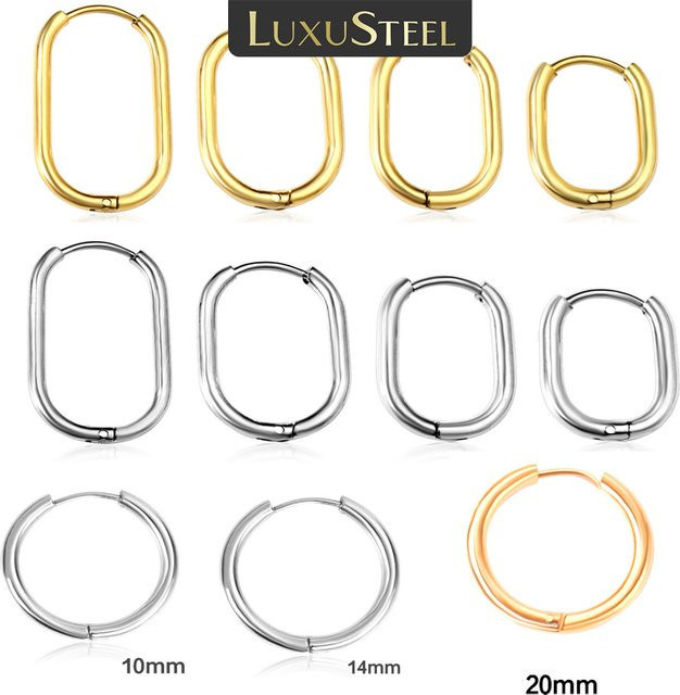 LUXUSTEEL Creolen Edelstahl, Damen - Bild 1