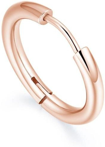 Allbestart Creolen Edelstahl, Gold, Schwarz, 10mm, Unisex - Bild 1