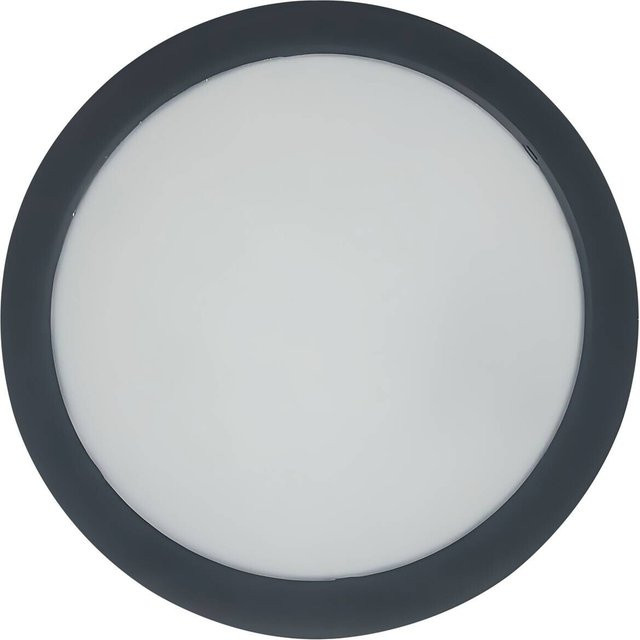POCOline LED-Deckenleuchte Clara in Schwarz aus Kunststoff, rund, Höhe: 3 cm, Durchmesser: 22 cm - Bild 1