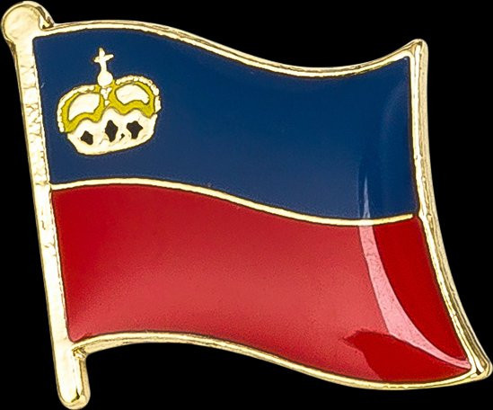 Brosche Liechtenstein Flagge, Anstecknadel, Unisex - Bild 1