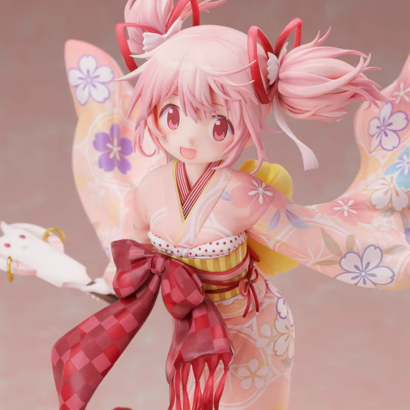 Bandai Puella Magi Madoka Magica Kaname Madoka Kimono-Version, Figur, Rosa - Bild 2