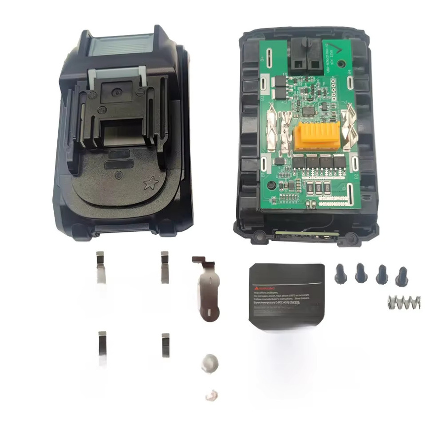 5S2P Halterung für 10x 21700 Li-Ion Akkus mit BMS Ladeschutz-Platine und Gehäuse für Makita 18V in Schwarz - Bild 3