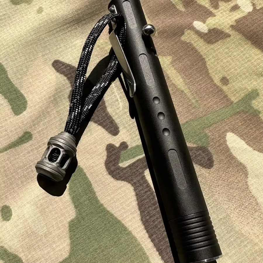 VALYRIAN LED Taschenlampe aus Aluminiumlegierung in Schwarz für Outdoor und Camping - Bild 2
