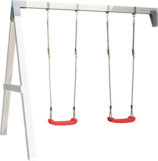 Lasita Spielturm Maja Tivoli Schaukel-Set in Weiß, B/H/T: 261 x 210 x 246 cm - Bild 1