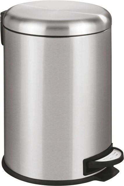 Wenko Tretmülleimer Leman Easy Close, 20 l, Edelstahl und Kunststoff, beige/silver - Bild 1