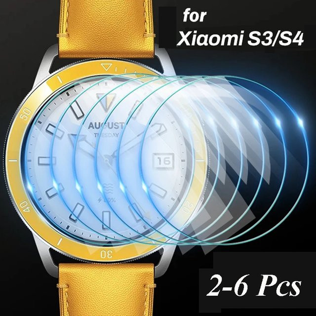 Xiaomi Mi Watch S3 S4 HD Displayschutz aus gehärtetem Glas, transparent, 9H Härte - Bild 1