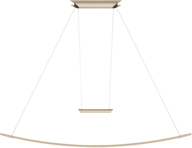 Oligo Lisgo Sky LED-Pendelleuchte in Beige Cashmere Matt, dimmbar, Höhe: 140 cm - Bild 1
