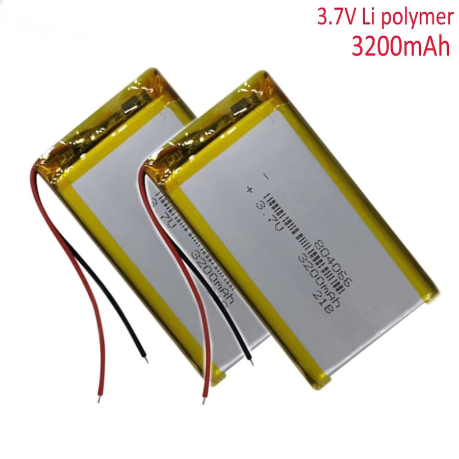 Wiederaufladbarer Li-Polymer-Akku 3200 mAh 3,7 V mit PH2.0-Stecker für R36S Handheld-Spielekonsole, Gelb - Bild 2