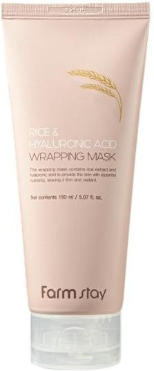 Farmstay Reis & Hyaluronsäure Wrapping Maske, 150 ml, Trockene Haut - Bild 1