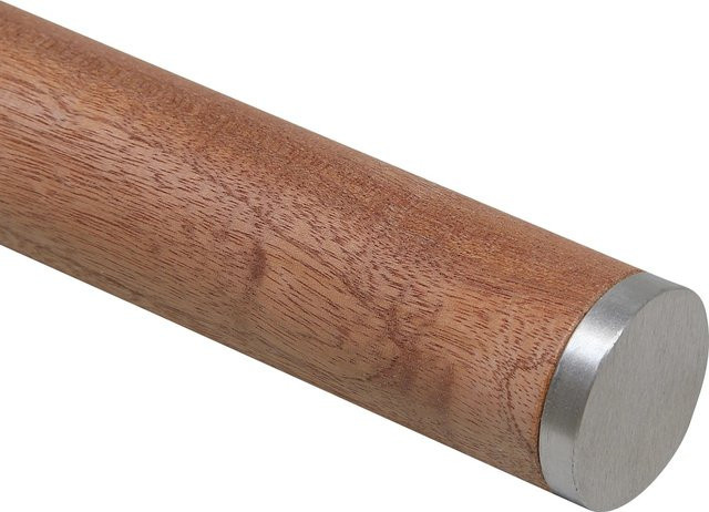Dieda Endkappe Edelstahl V2A flach für Holzhandlauf, Farbe Silber, Durchmesser: 40 mm - Bild 1