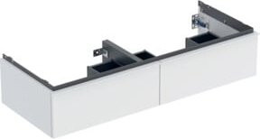 Geberit Doppelwaschtisch-Unterschrank iCon, weiß, B/T/H: 118,4 x 24,7 x 47,6 cm - Bild 1