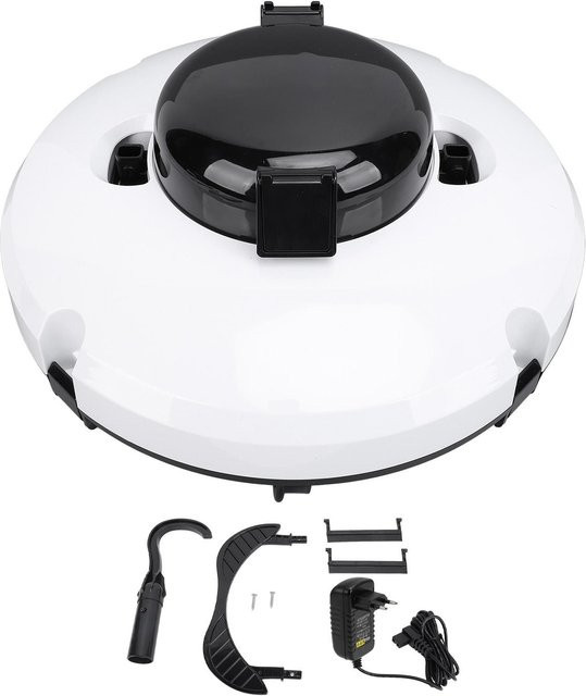 DIYelecs Kabelloser Roboter-Poolreiniger in Grau mit IPX8 Wasserdichtigkeit und 5200mAh Akku für Above-Ground und In-Ground Pools - Bild 1