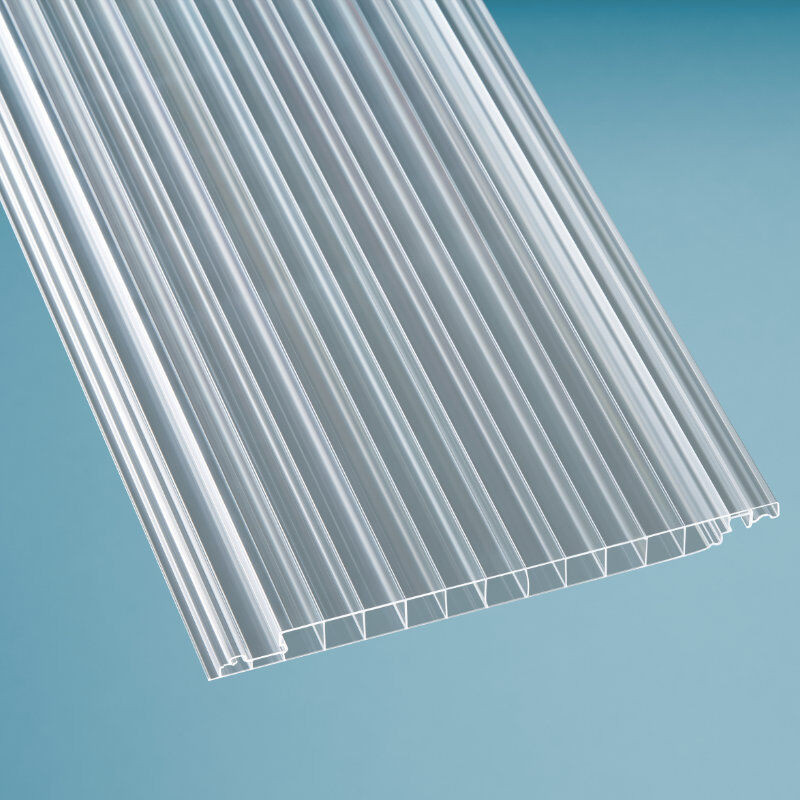 Scobalit Stegplatte aus Polycarbonat Clickpaneel glasklar Breite: 23 cm, Dicke: 1,6 cm - Bild 1