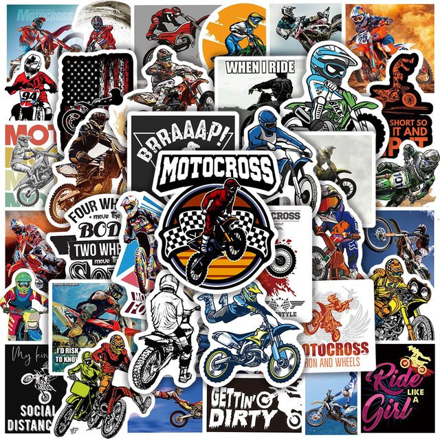 Charile MTB Berg Motorrad Graffiti Aufkleber, 10/30/50 stücke - Bild 1