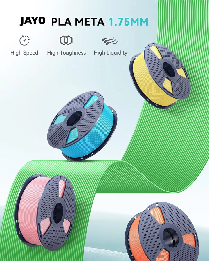JAYO PLA Meta Filament 1,75 mm für FDM 3D-Drucker, 3,3 kg - Bild 2
