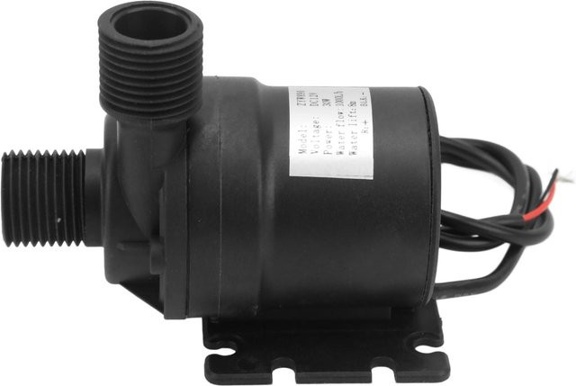TOMTOP JMS Bürstenlose Wasserpumpe DC12V in Schwarz mit 30W Leistung und 8m Förderhöhe für Heimbrunnen und Wasserkreislaufsysteme - Bild 1
