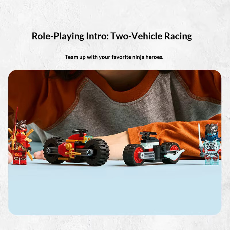 LEGO Ninjago Kais Motorrad Schneller Verfolgungsauftrag, Bauspielzeug, ab 6 Jahren - Bild 2