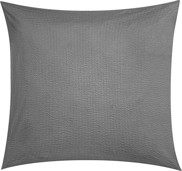 Kissenbezug ERWIN M. Avellino aus Baumwolle in Grau, B/H: 80 x 80 cm - Bild 1
