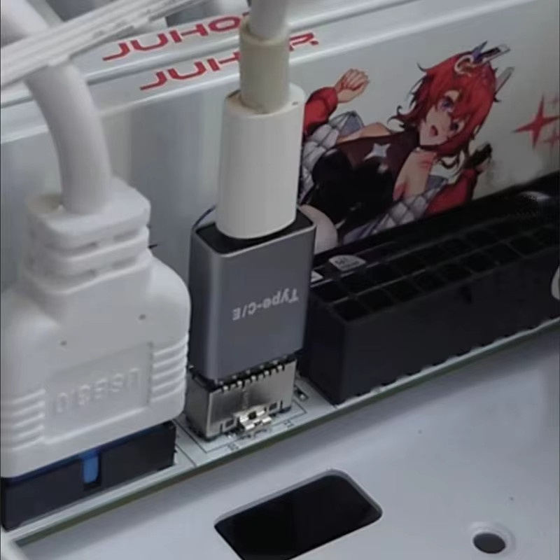 OULLX USB C auf USB C Adapter Typ E für Desktop PC Motherboard Konverter - Bild 5