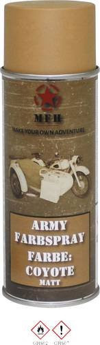 MFH Military & Adventure 40349 Farbspray Coyote Beige Matt RAL 1011, 400 ml, B: 6,5 cm, H: 20 cm - Bild 1