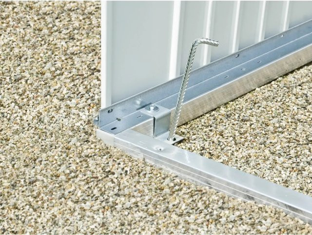 Biohort Bodenrahmen HighLine H5 und Panorama P5 aus Aluminium in Silberfarben - Bild 1