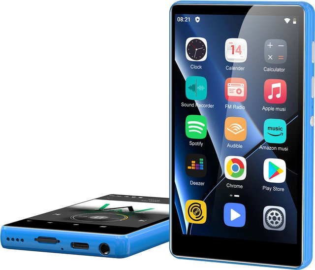 Diofox Android MP3-Player mit 80 GB Speicher, Bluetooth, WLAN und 4,0 Zoll Full-Touchscreen - Bild 1