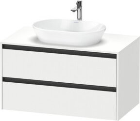 Duravit Waschtischunterschrank Ketho.2 in Weiß, wandhängend, B/T: 100 x 55 cm - Bild 1