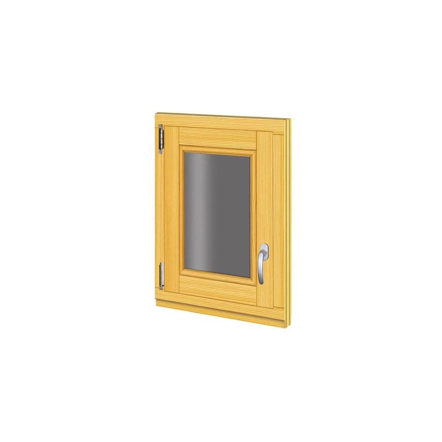 Roro Holzfenster Fichte braun, Typ: Drehen-Kipp, B/H: 48 x 63 cm - Bild 2