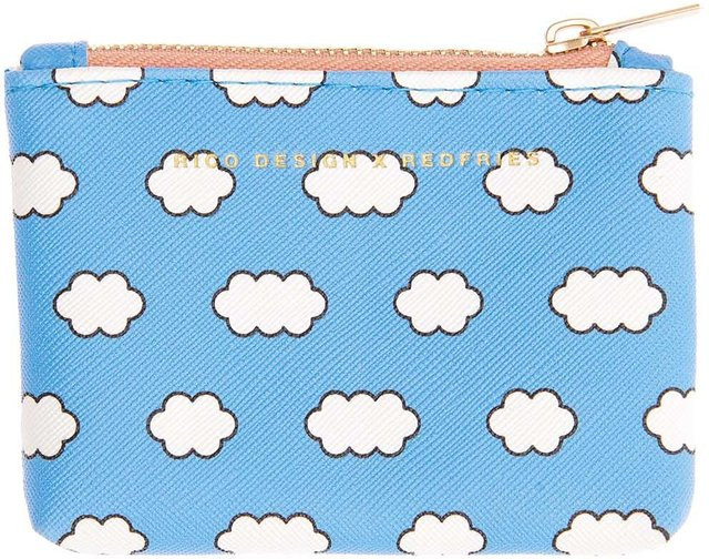 Rico Design x Redfries Etui Wolken in Gold, B: 10,5 cm, T: 7,5 cm - Bild 1